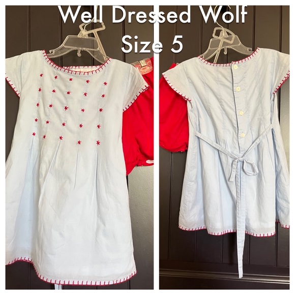 Well Dressed Wolf Juju embroidered shirt and shorts